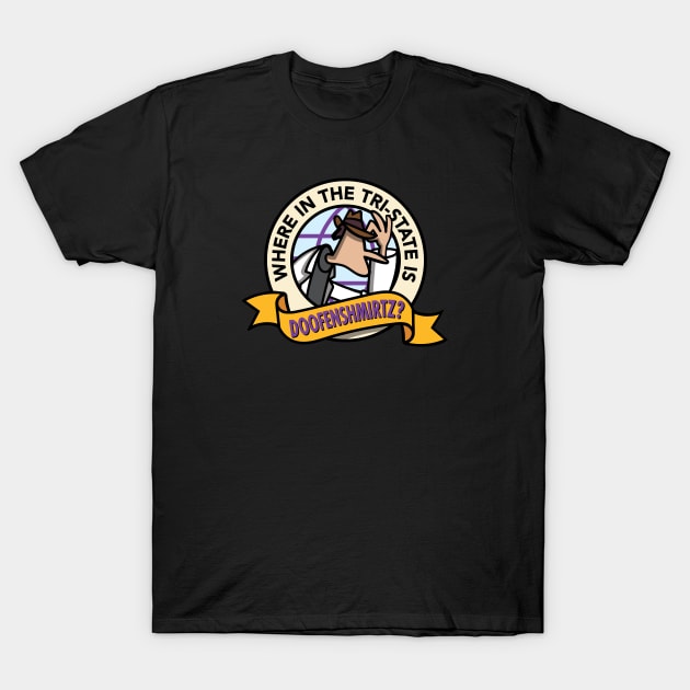 Where in the Tri-State is Doofenshmirtz (Dark) T-Shirt by jepegdesign